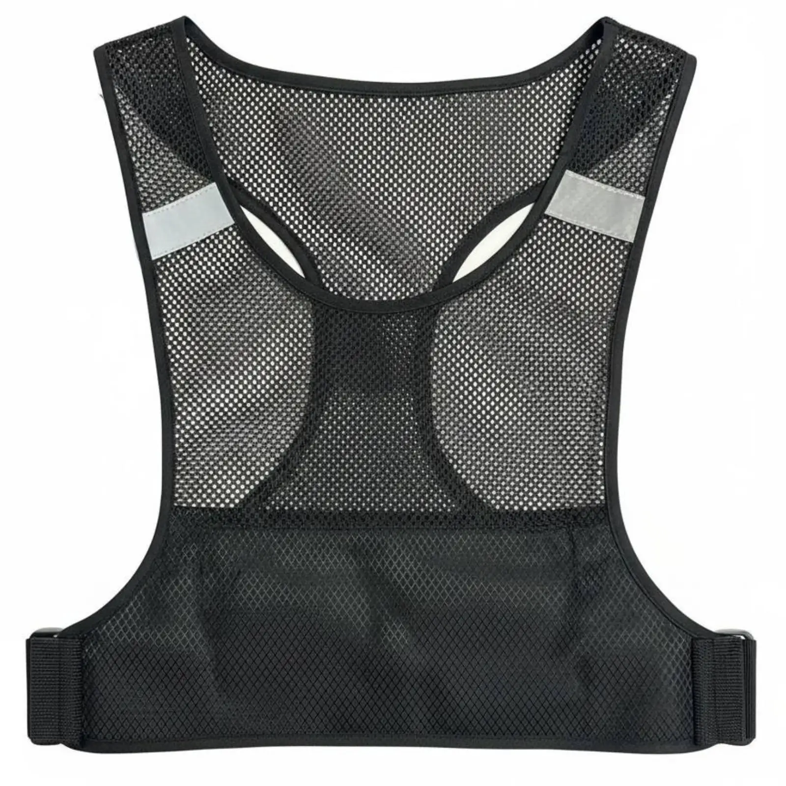 Gilet de course réglable et imperméable, respirant, réfléchissant, avec poche zippée pour le cyclisme, la remise en forme et les activités de plein air