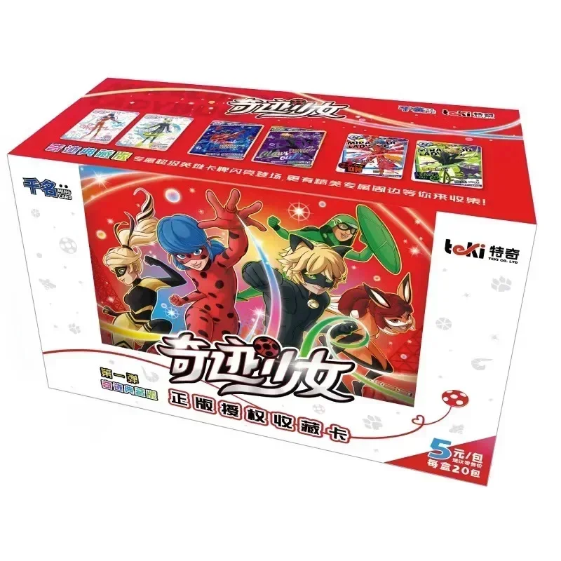 جديد حقيقي معجزة فتاة الخنفساء ريدي القط الأسود لفة أنيمي بطل بطاقة شارة SSP الاطفال لعبة لعبة عيد الميلاد هالوين هدية عيد ميلاد