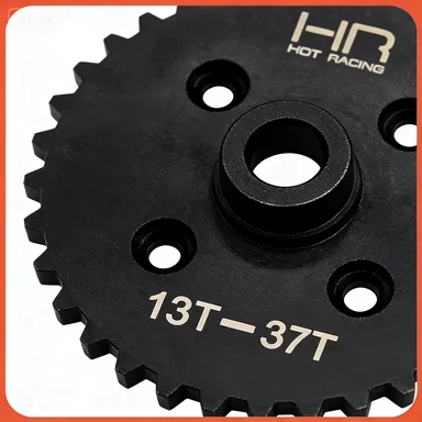 

Hot Racing steel helical spiral 37T/13T Front/ Rear gear set for 1/10 TRA Maxx 4WD