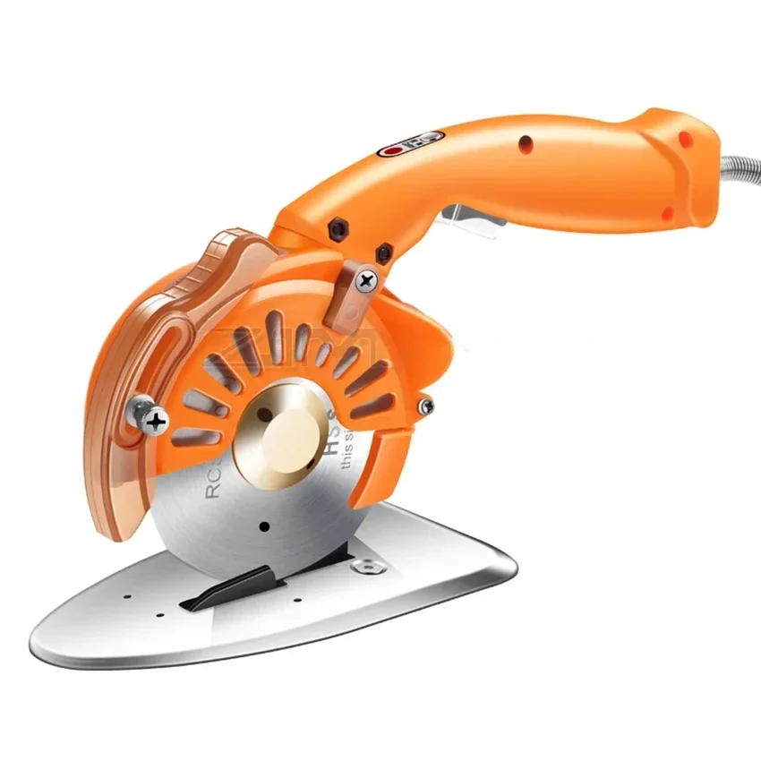 Industrial Electric Scissors Handheld Round Blade 110V/220V Cutting Cloth Machine Silent Servo Direct Drive   Knife