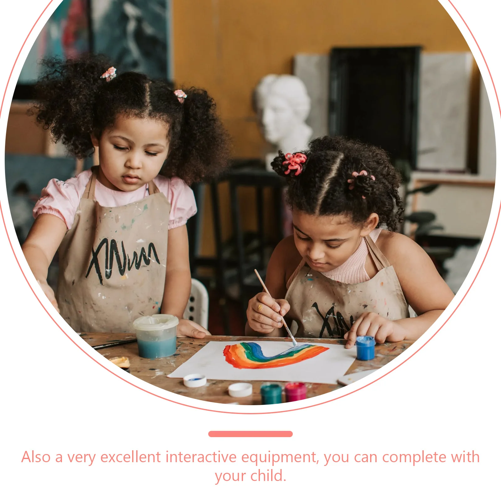 Zestaw do samodzielnego malowania dla dzieci - papierowe wachlarze 5 szt. Chińskie okrągłe wachlarze do rysowania, puste wachlarze do graffiti, zabawka do rękodzieła i zajęć kreatywnych.