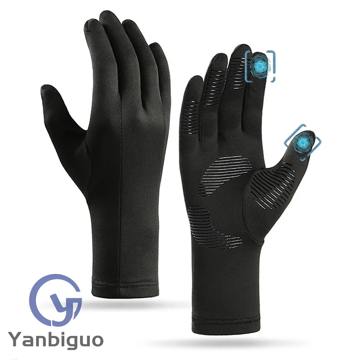 

Ski Gloves Liners Thermal Warm Touch Screen Gloves ,Suit for Men &Women Cycling&Running Thin & Lightweight Winter Gloves