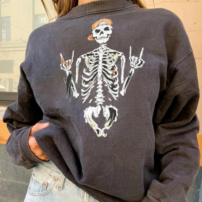  New Hoodies Clothes Teen Street Harajuku Hip Hop Sweatshirt Autumn Streetwear Loose Leisure Hoodie Women Tops in Stock