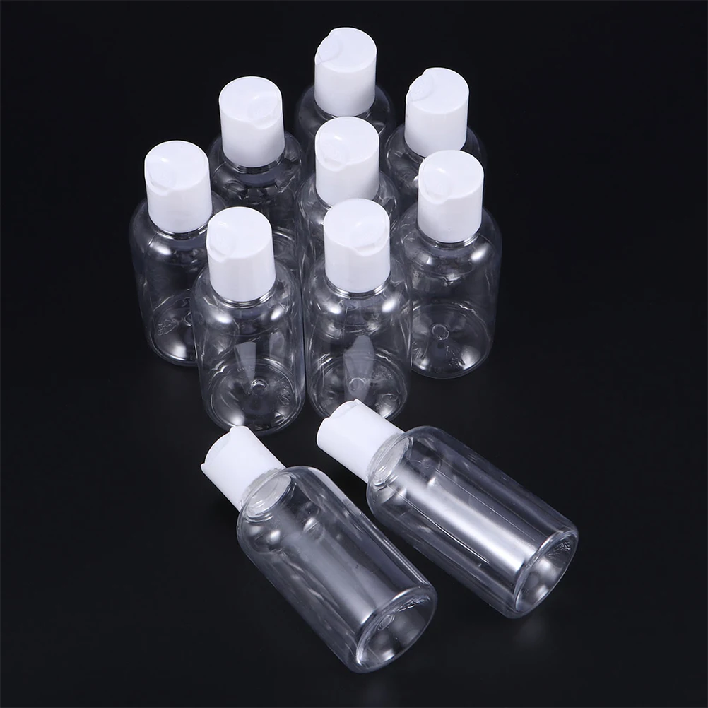 12 Stück nachfüllbare Reiseflaschen mit Qianqiu-Kappe, umweltfreundlich, langlebig, Press-Fit-Aufbewahrung für Lotion, Gesichtswäsche, Körperwäsche, Handcreme