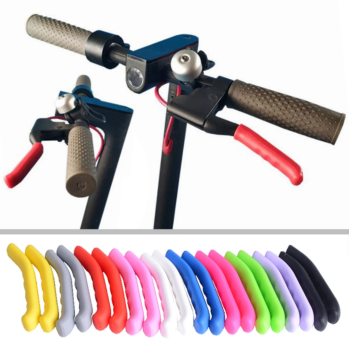 Bike Brake Lever Protective Silicone Bicycle Lever Grips motorbike Accessorie Brake Handle Cover Protection Sleeve For Scooter