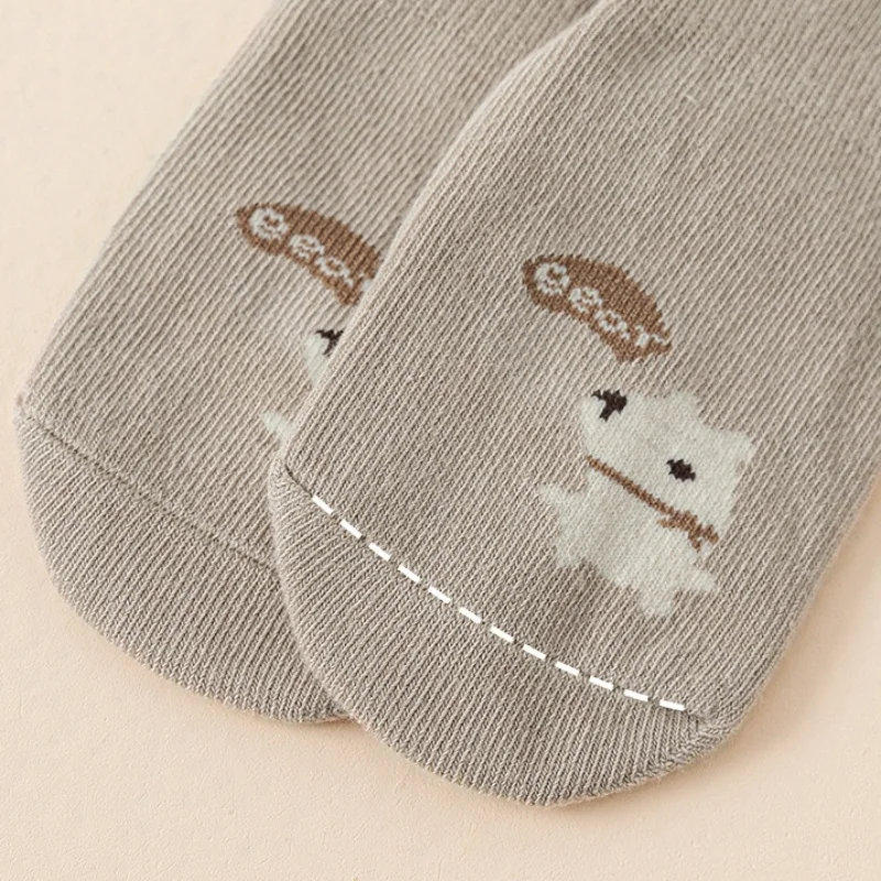 0-5 Years Baby Floor Socks Middle Style Lovely Boy Girl Winter Non-Slip Warm Socks Indoor Home