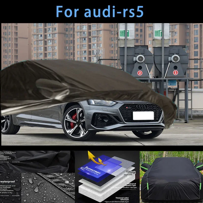 

For audi-rs5 Outdoor Protection Full Car Covers Snow Cover Sunshade Waterproof Dustproof Exterior Car accessories