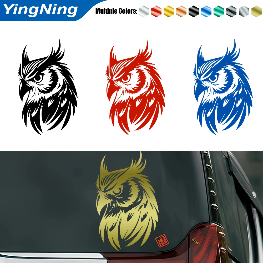 

Reflective Owl Car Sticker Eagle Eye Vinyl Decal Waterproof Auto Body Window Decoration For Car Truck Motorcycle SUV Accessories