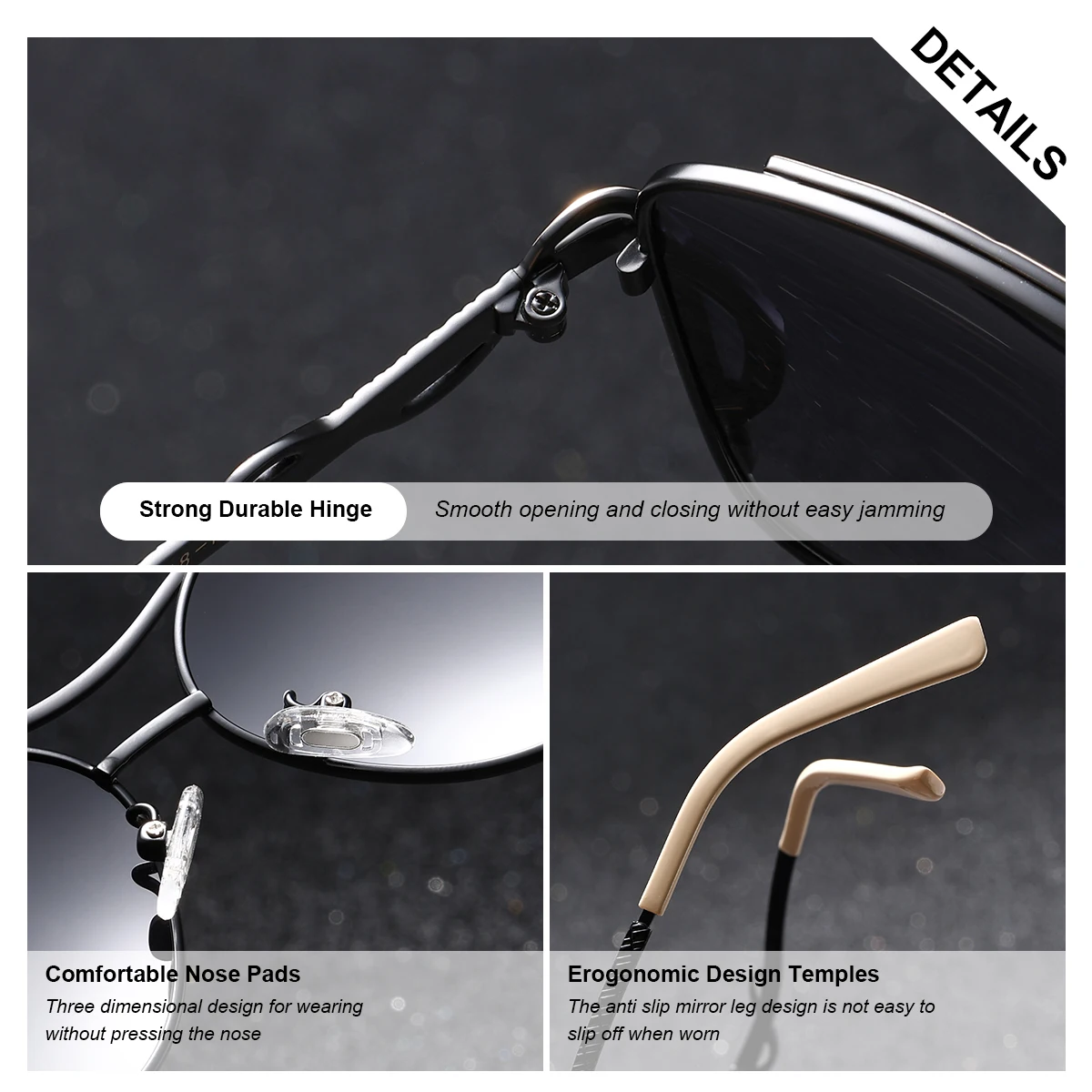 BARCUR Luxury Brand Polarized Women Sunglasses Fashion Sun Glasses Good Gift for Wife Mother Sisters with Box Package