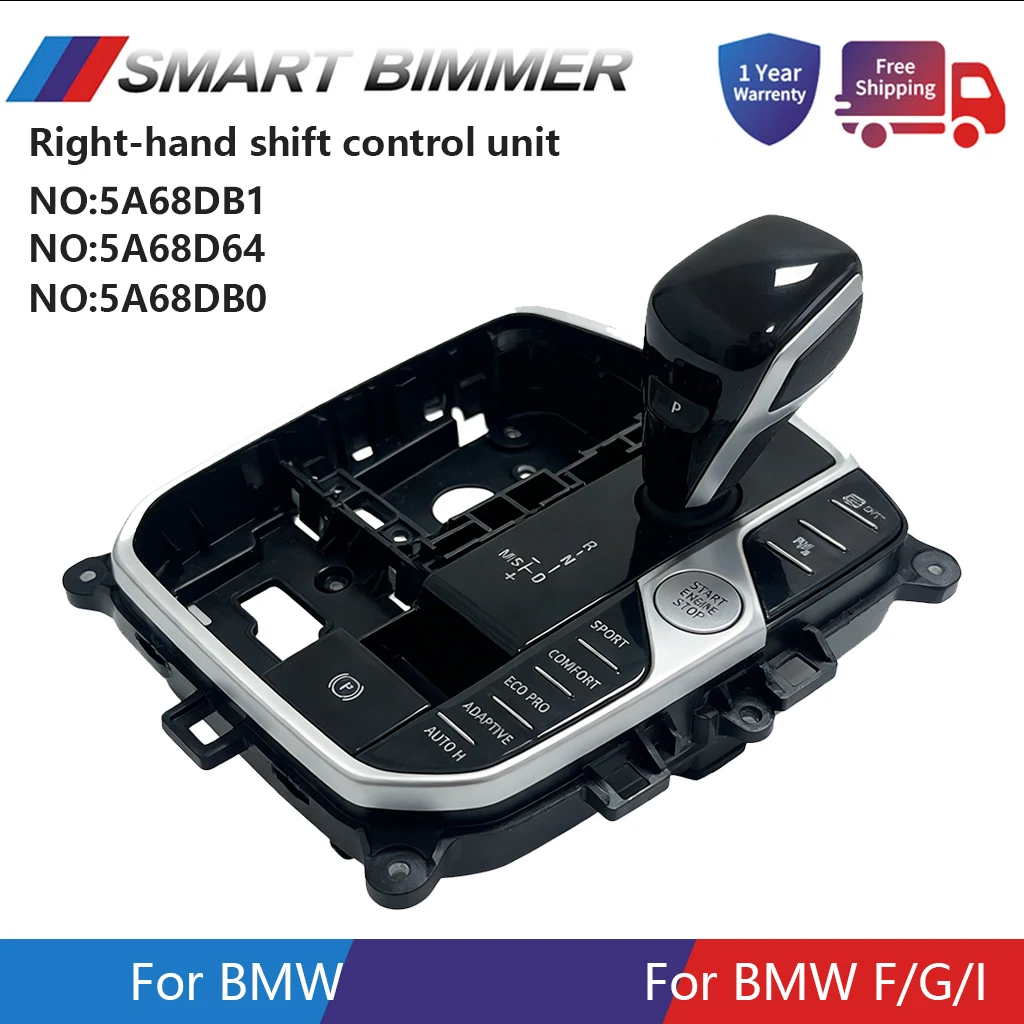 Genuine Gear Selector Control Unit 5A68D64 RHD for BMW G-Series, GWS Shift Module without 360°, Compatible with ISTA/Esys Coding