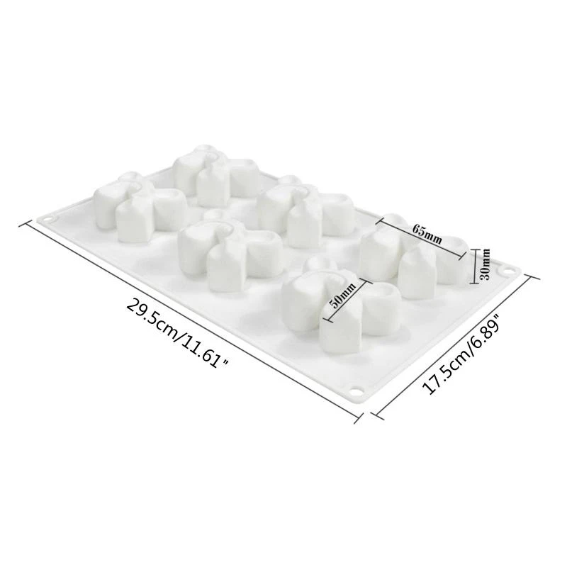  Soap Making Supplies Cake Decorating Tools Silicone Mold Creative Bowknot Household Cake Molds Soap Crafts Gift