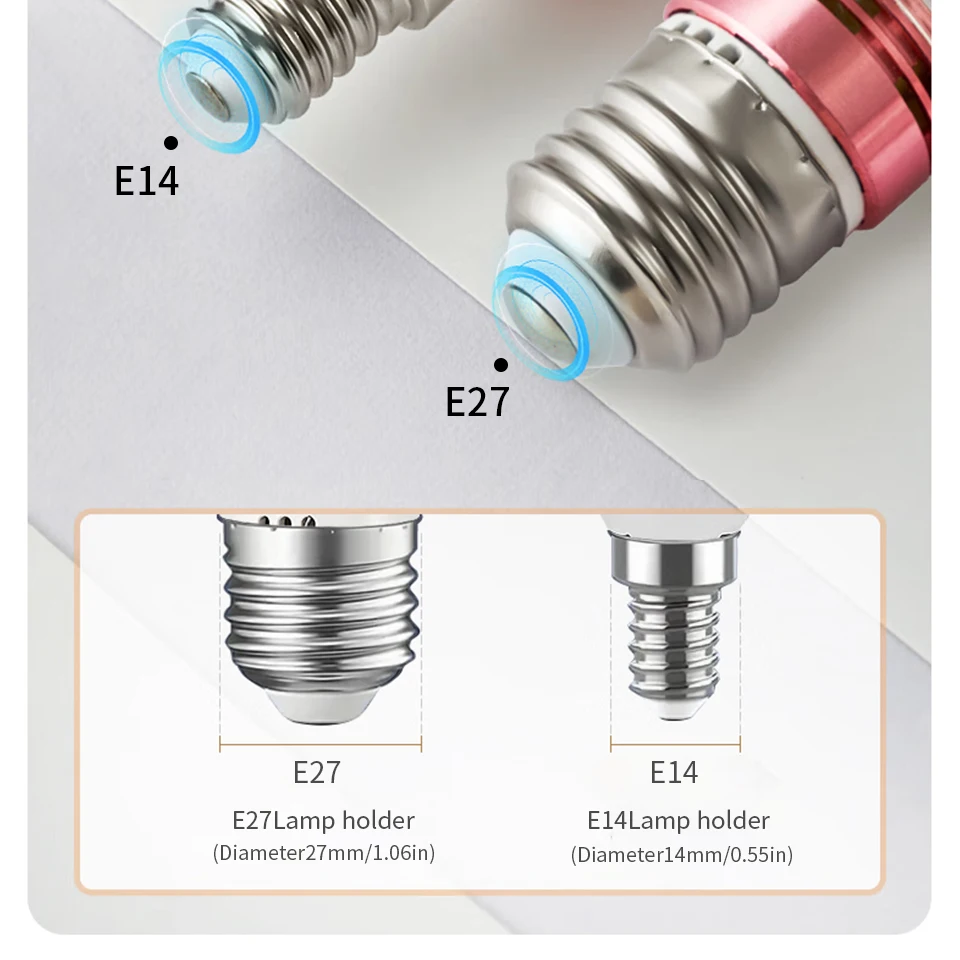 1pc 85-265v lâmpada led vela lâmpadas e14 e27 mesa milho lâmpada led 3w 6 9 12 15 bombilla lustre casa e decoração