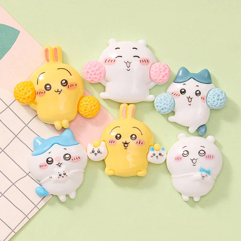 100pcs New Cute Cartoon Flatback Resin Scrapbook DIY Headwear Decoration Accessories