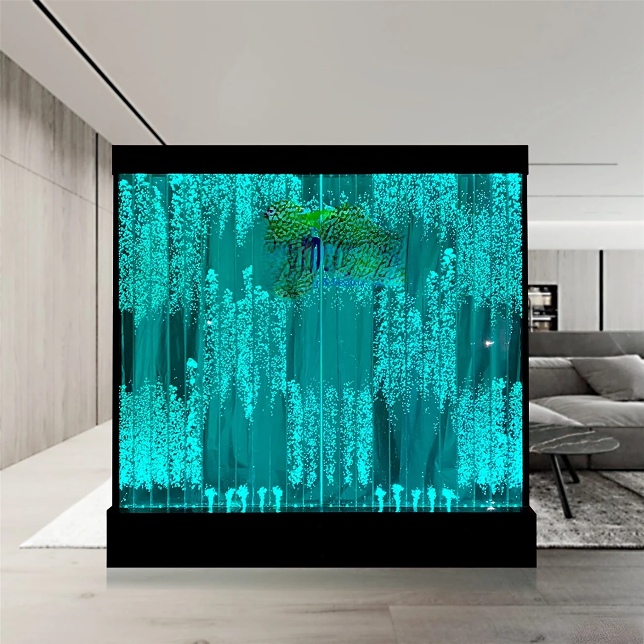 programmable bubble wall panel water fountain indoor for home decor