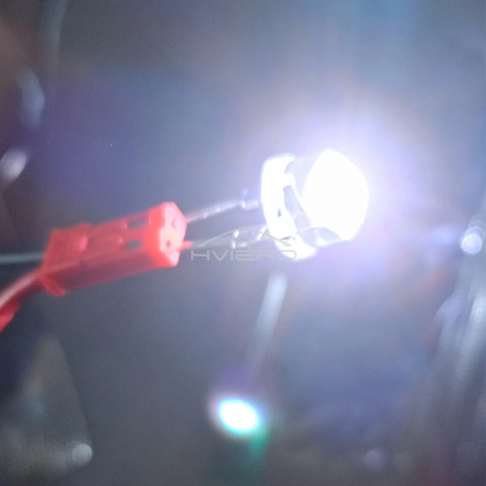 50Pcs 8mm Super Bright Diode Led Lamp Bead LED Power Bulb White Red Yellow Blue Green Emitting Light Decoration Atmosphere Neon