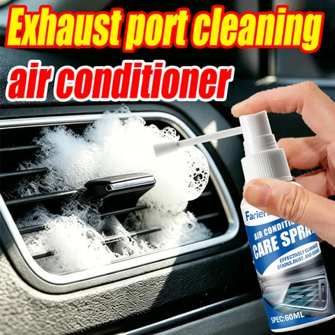 Farienne Car Air Conditioner Cleaner Spray, Remove Odor Dust Mold, Summer AC Vent Foam Cleaning Deodorizer For Auto