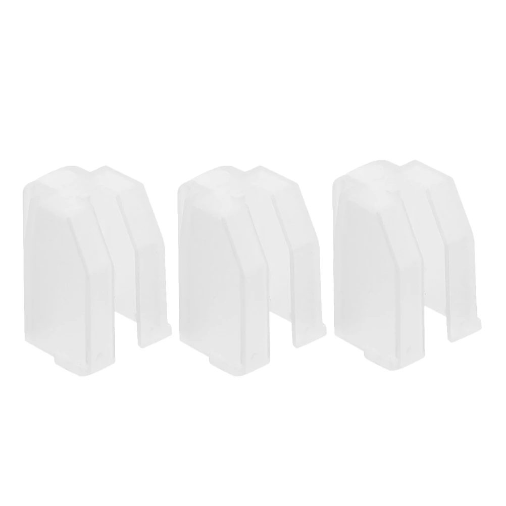 3 Pcs Record Player Stylus Protective Cover Protector for Needle Transparent Dust