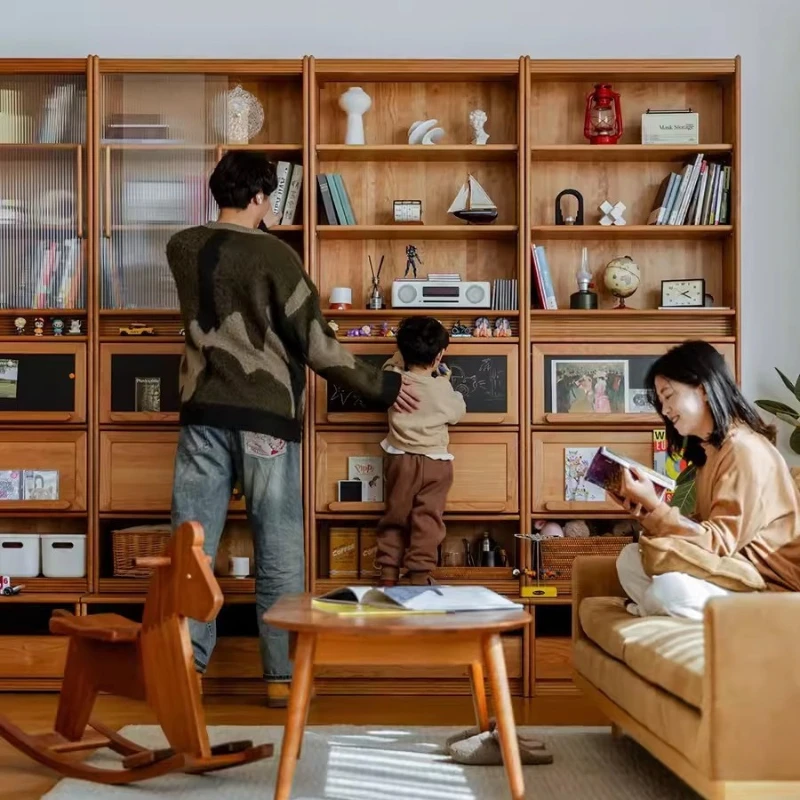 Home living room booth integrated study room minimalist storage cabinet