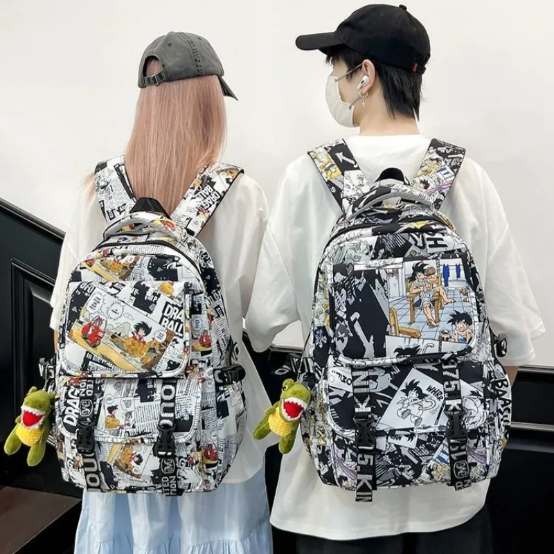 Anime Dragon Ball Mannen Vrouwen Grote capaciteit Graffiti Rugzak Basis- en Middelbare Scholieren Schooltas Mode reistas