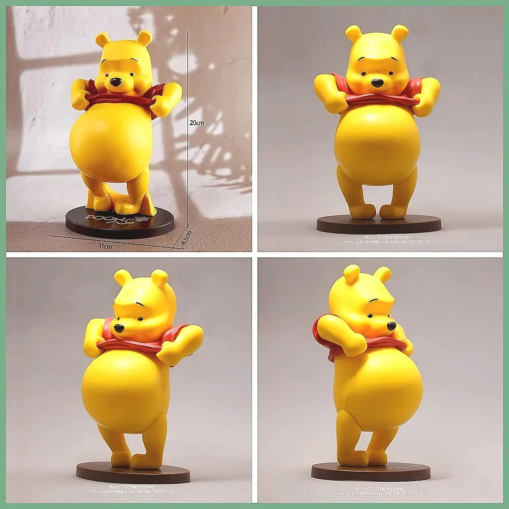 

Милые мини-куклы Винни-Пух Диснея, коллекция аниме-декоров, статуи для детей, подарки и игрушечные модели