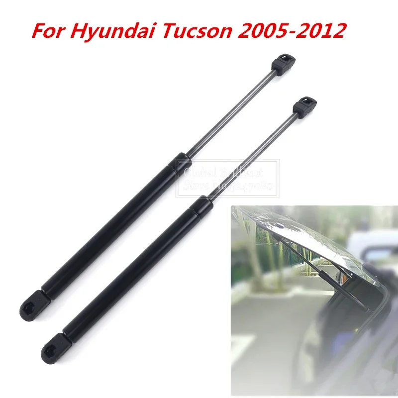 2Pcs Car Rear Window Glass Gas Spring Shock Lift Strut Struts Support Bar Rod For Hyundai Tucson 2005 2006 2007 2008 2009 - 2012