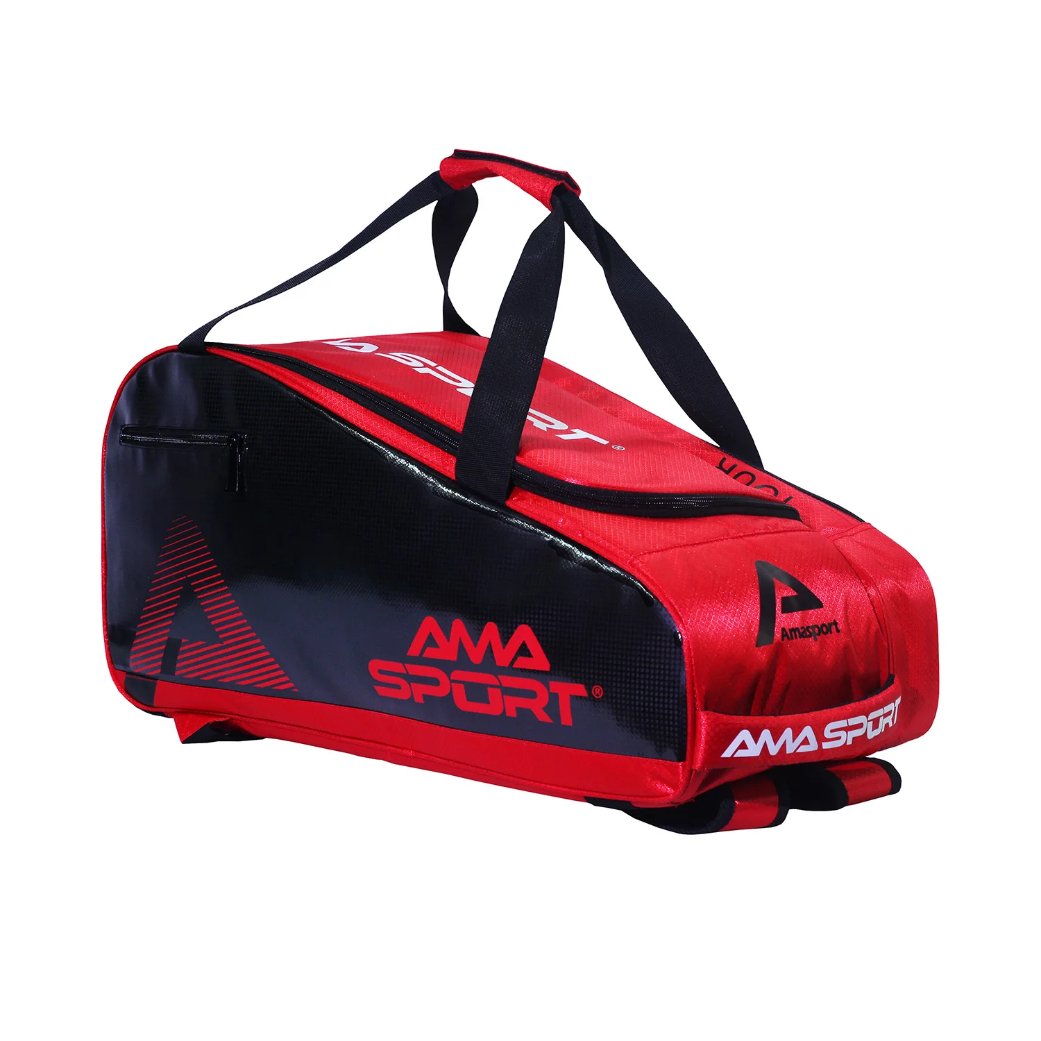 AMASPORT Padel Bag-Men's & Women's Backpack-leather/Large Capacity/Safety Pocket/waterproof/dirt-resistant Red Bag Padel Paddle