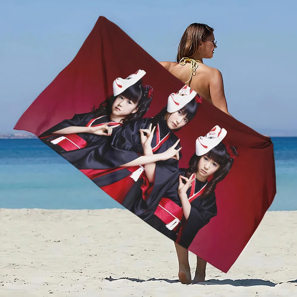 B-Babymetal Beach Towel Microfiber Sand Free Quick Dry Soft Sandproof Pool Towels Gift for Women Travel Gym Shower Camping