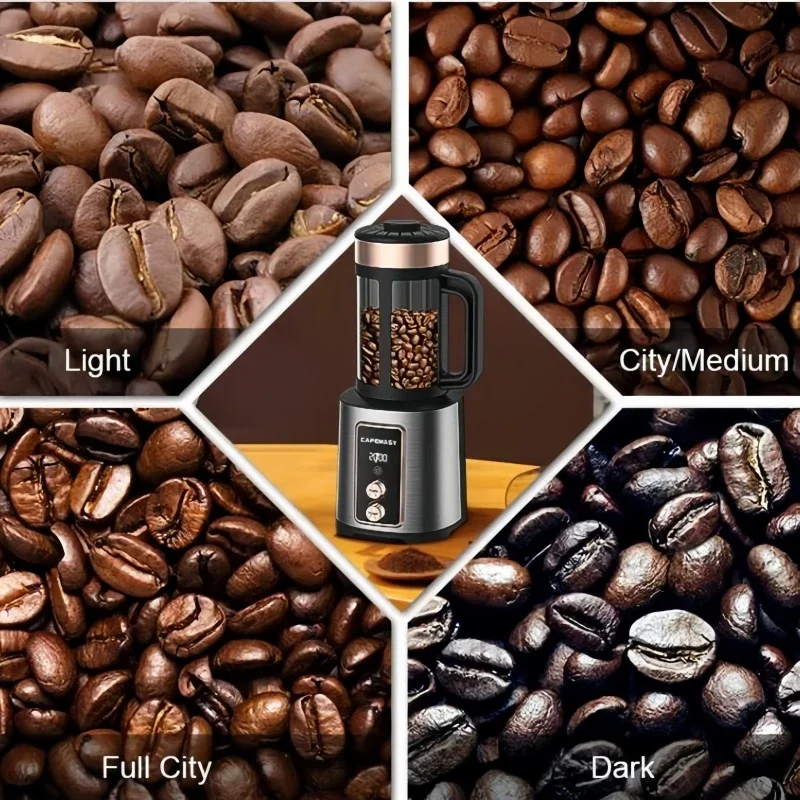 220V Automatic Coffee RoasterSmall Hot Air Coffee RoasterHome Coffee Bean MachineElectric Bean Roasters