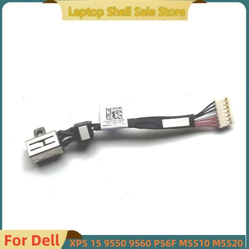 

New For Dell XPS 15 9560 9550 P56F M5510 M5520 laptop Connection And Connector Hot Sale DC Power Jack Charging Port Socket