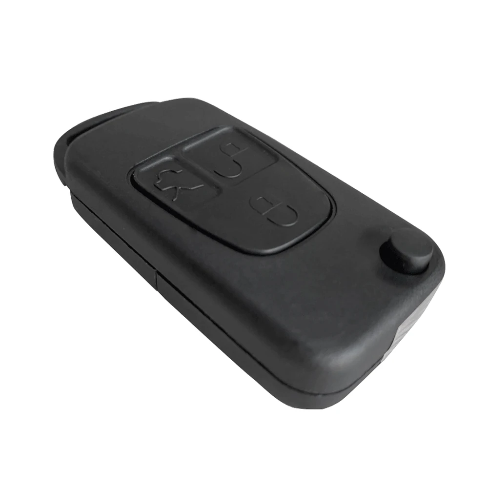 XNRKEY Flip Folding Remote Car Key Shell Case for Mercedes Benz W168 W124 W202 W203 A C E ML C CL S SL SEL SLK E113 HU64 Blade