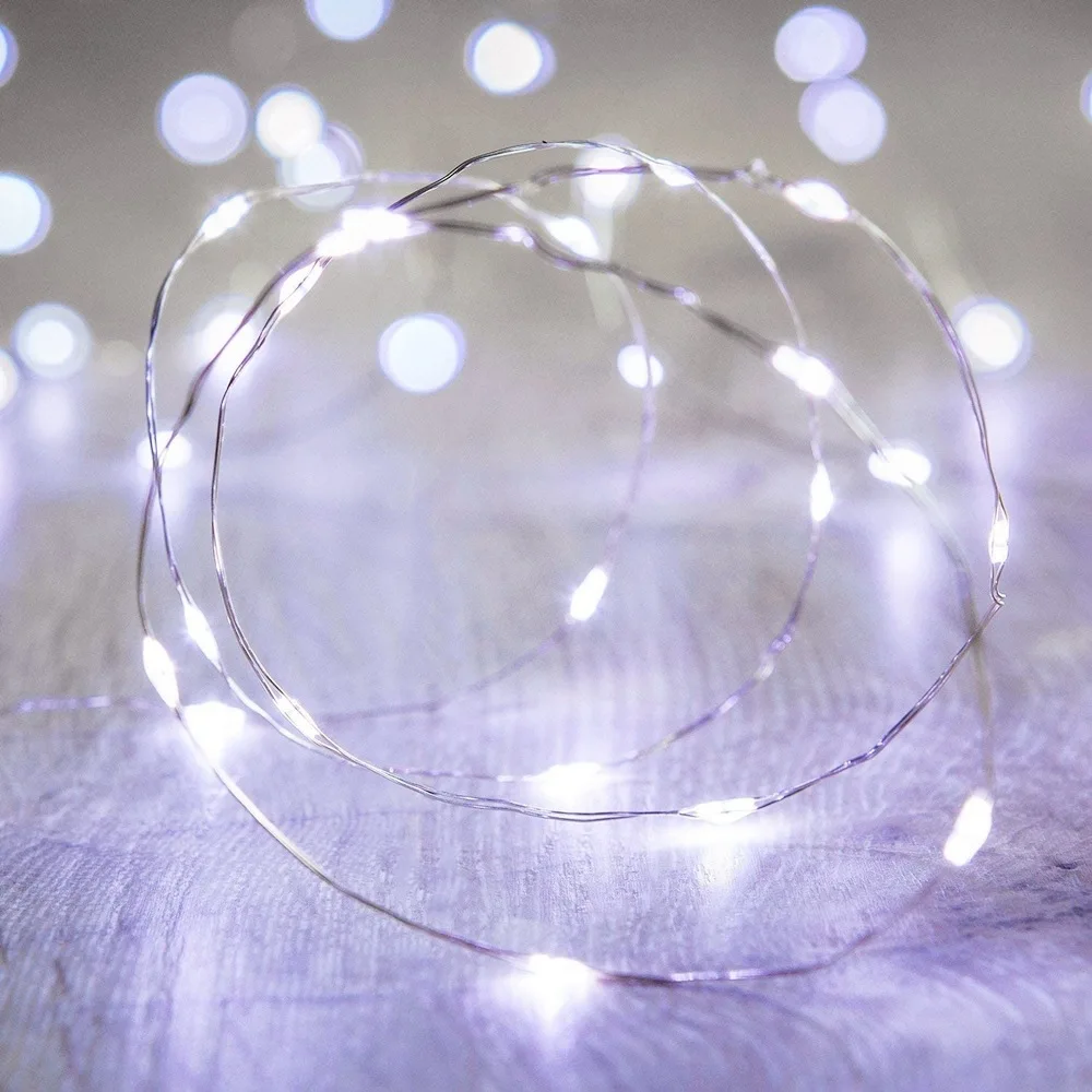 30M USB/Battery LED String Lights Copper Silver Wire Garland Light Waterproof Fairy Light Party Decoration For Christmas Wedding