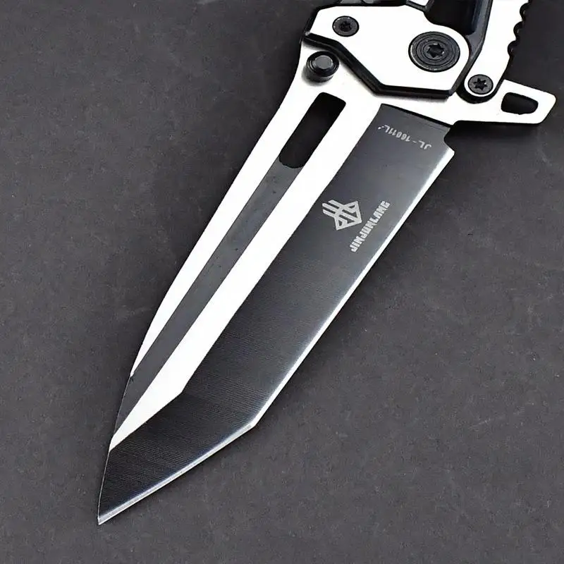 High hardness mechanical structure pocket knife，Multi-purpose hunting knife，Camping EDC tool knife self-defense knife