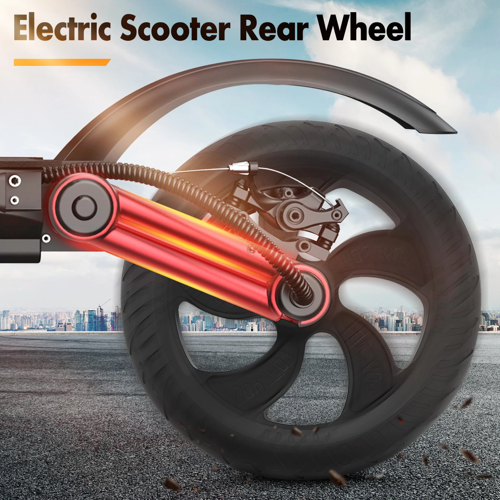 

Новое поступление, сменное заднее колесо для Kugoo S1 S2 S3, задняя ступица и шины для электрического скутера, запасные части, аксессуары