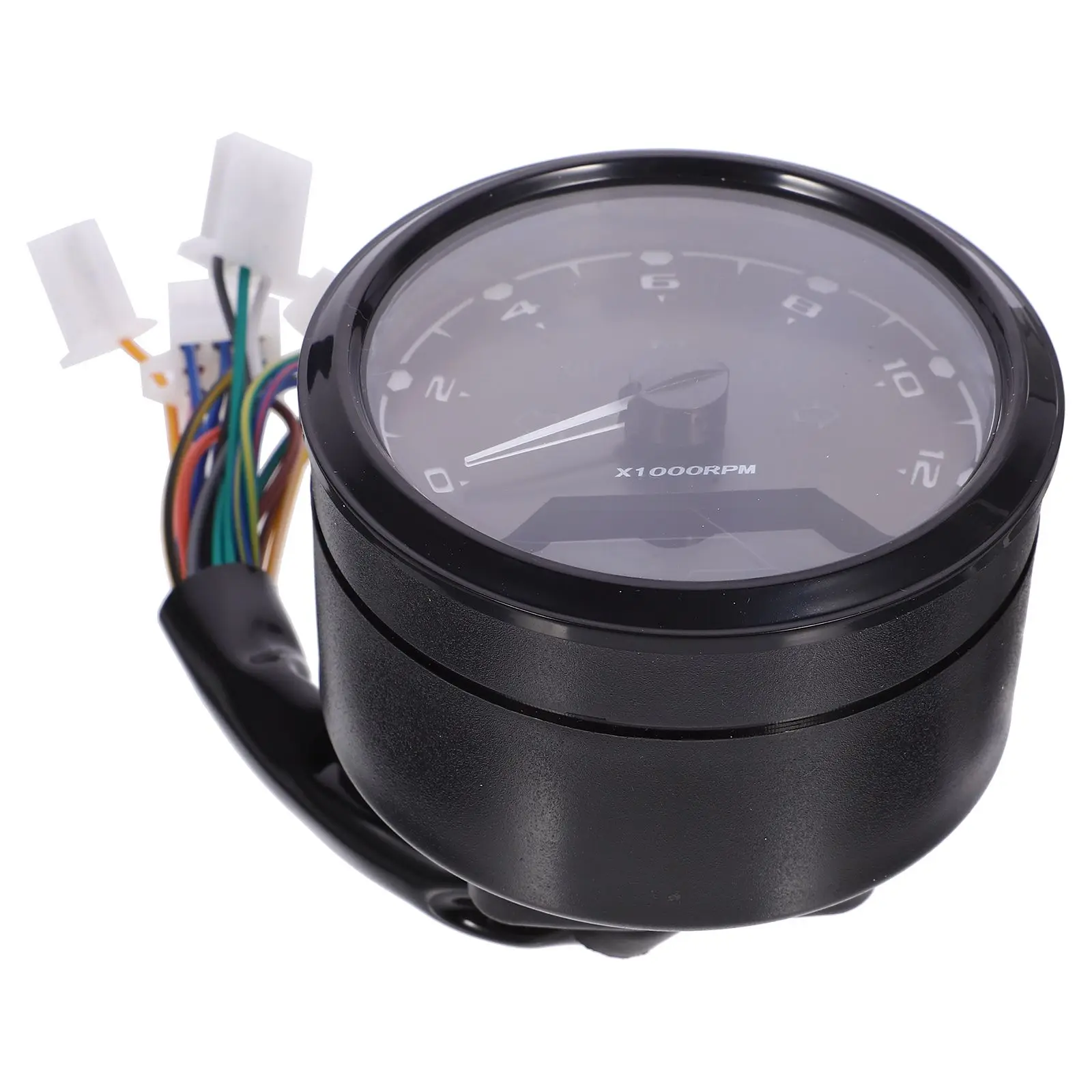 

LCD Motorcycle Speedometer 0 12000 Digital Gauge Tachometer Waterproof Shockproof Fits All Styles LCD