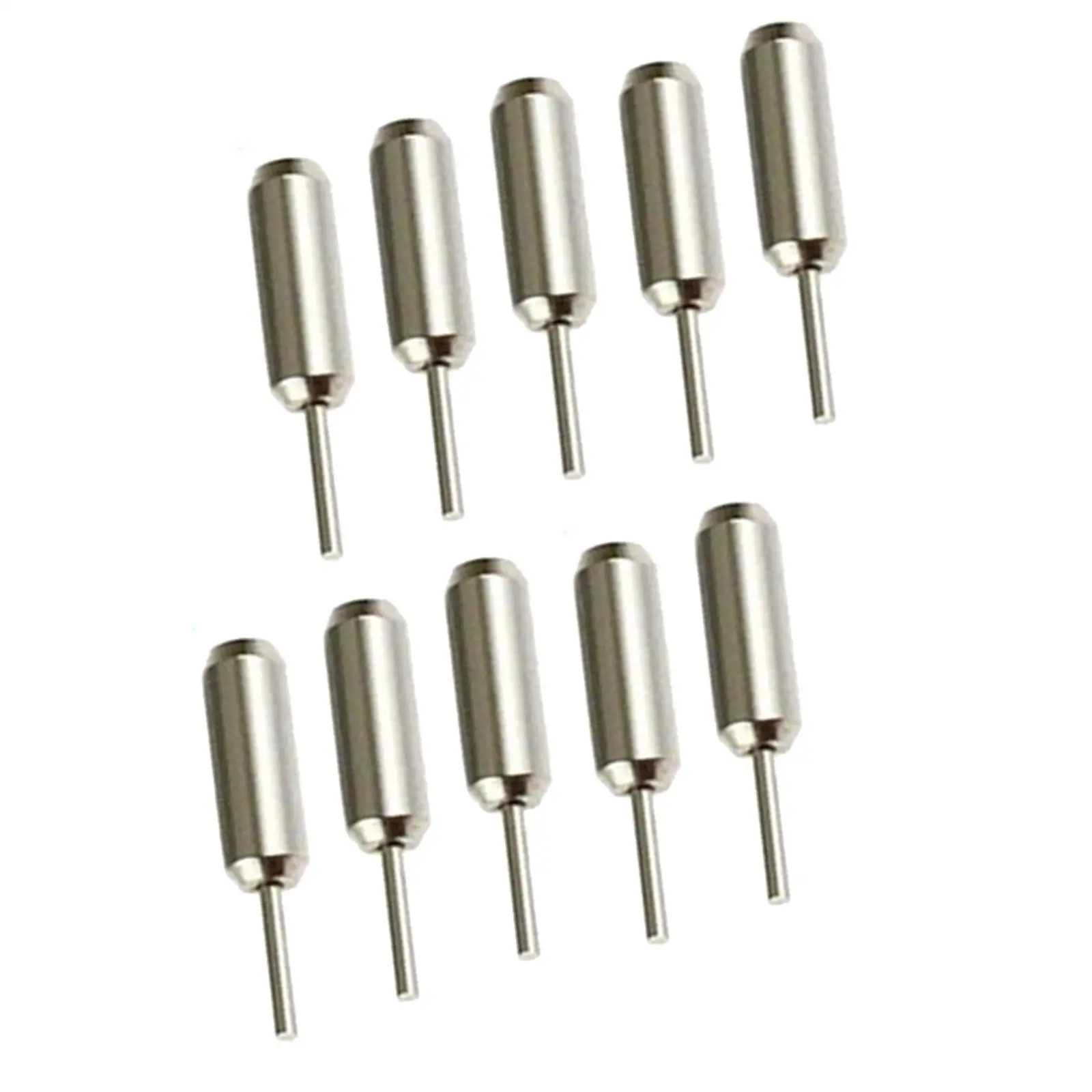 10x Watch Link Remover Pins Metal Watch Adjuster 20mm Long Watch Disassembly Watch Band Removal Pins Spare Pins Accessories