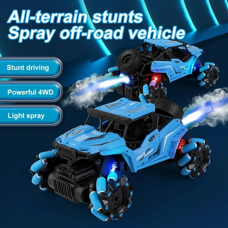 

1:14 Wireless Remote Control Music Drift Rotary Car with LED Lights, Children's Electric Toy Off-Road Climbing Vehicle rc cars