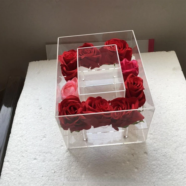 Clear Acrylic wedding decoration flower stand