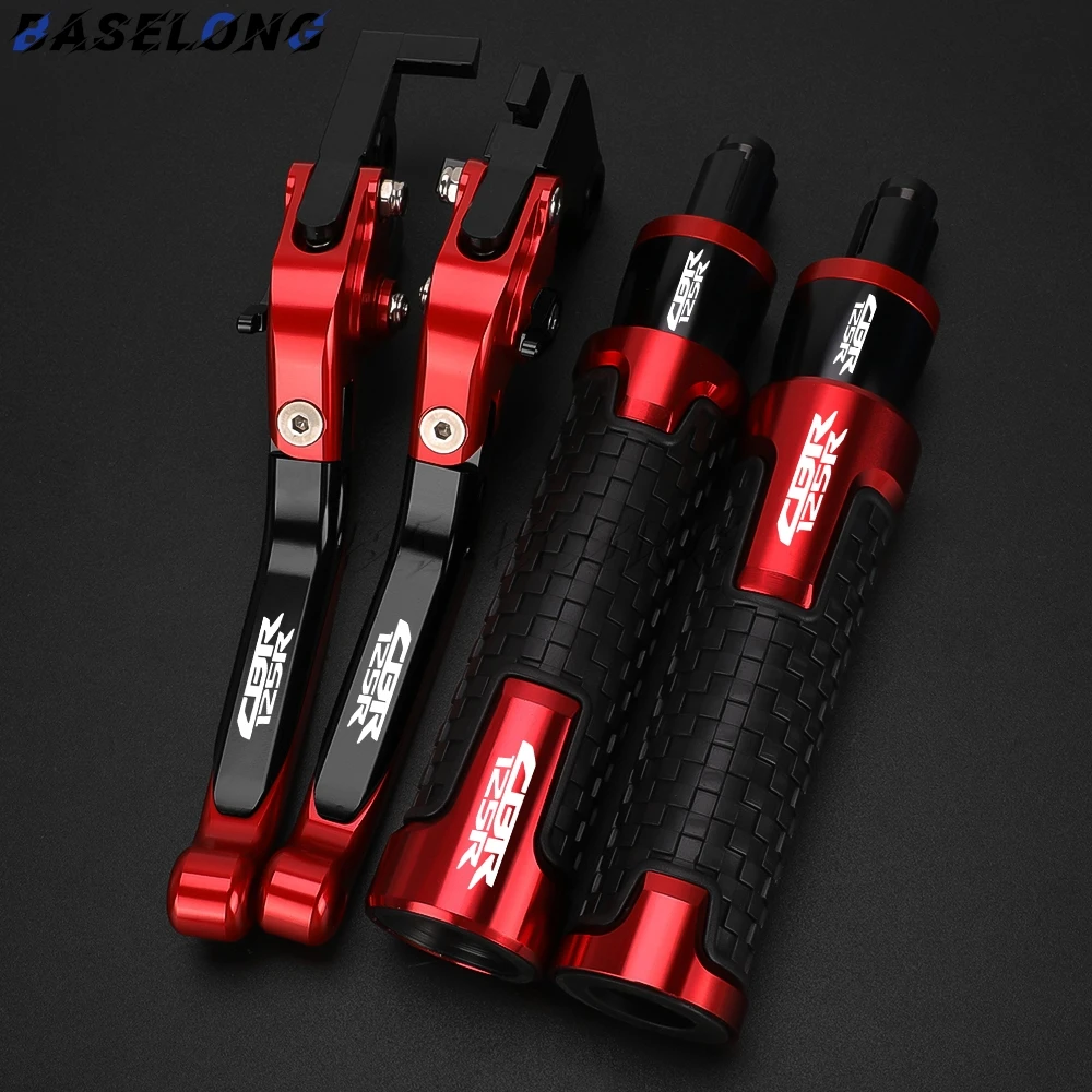For HONDA CBR125R CBR 125R 2011 2012 2013 2014 2015 2016 2017 2018-2026 Motorcycle Clutch Brake Levers Handle Bar End Grips Caps
