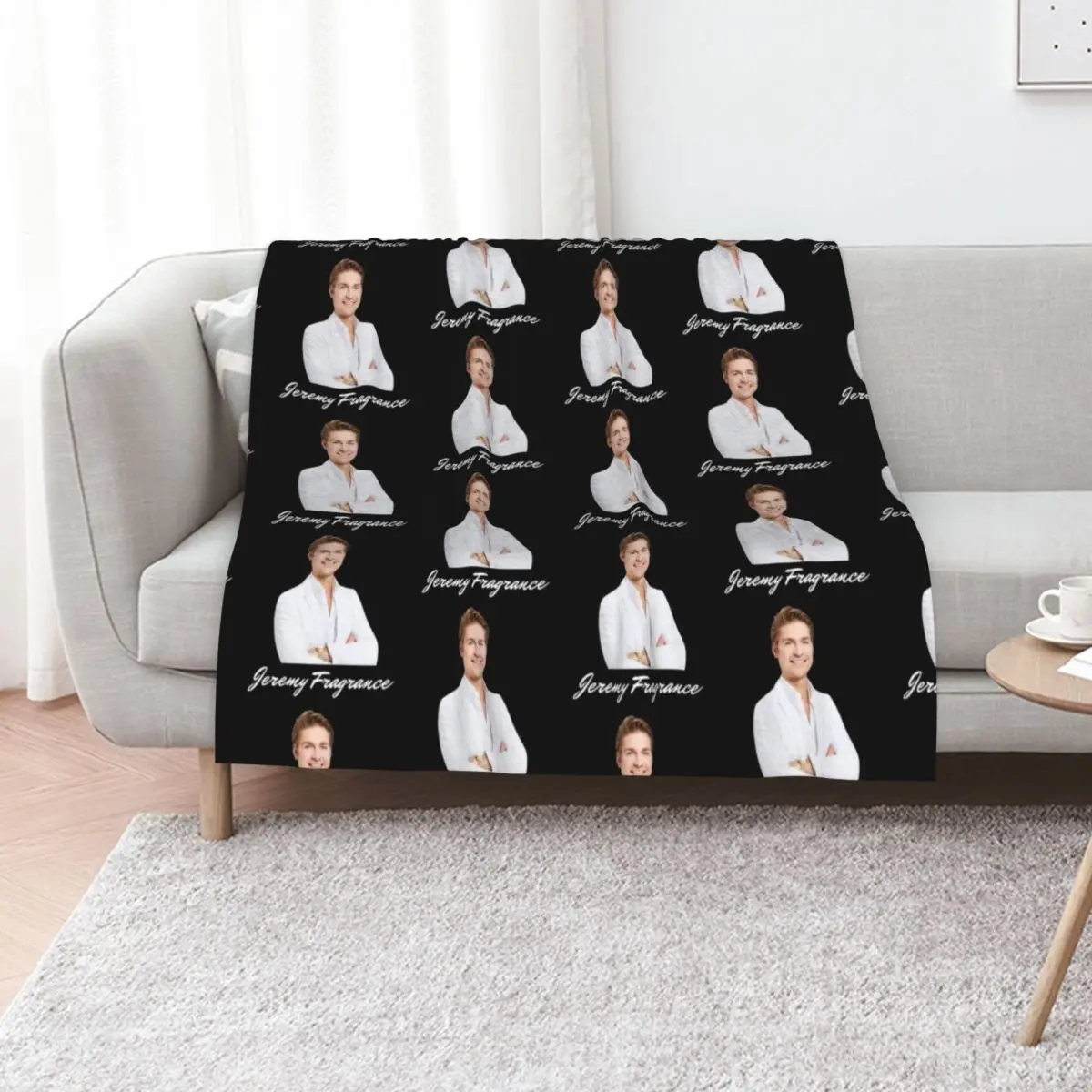 Jeremy Fragrance POWER BABY, JEREMY FRAGRANCE MENTALITY Throw Blanket Beautifuls Giant Sofa Custom Large Blankets