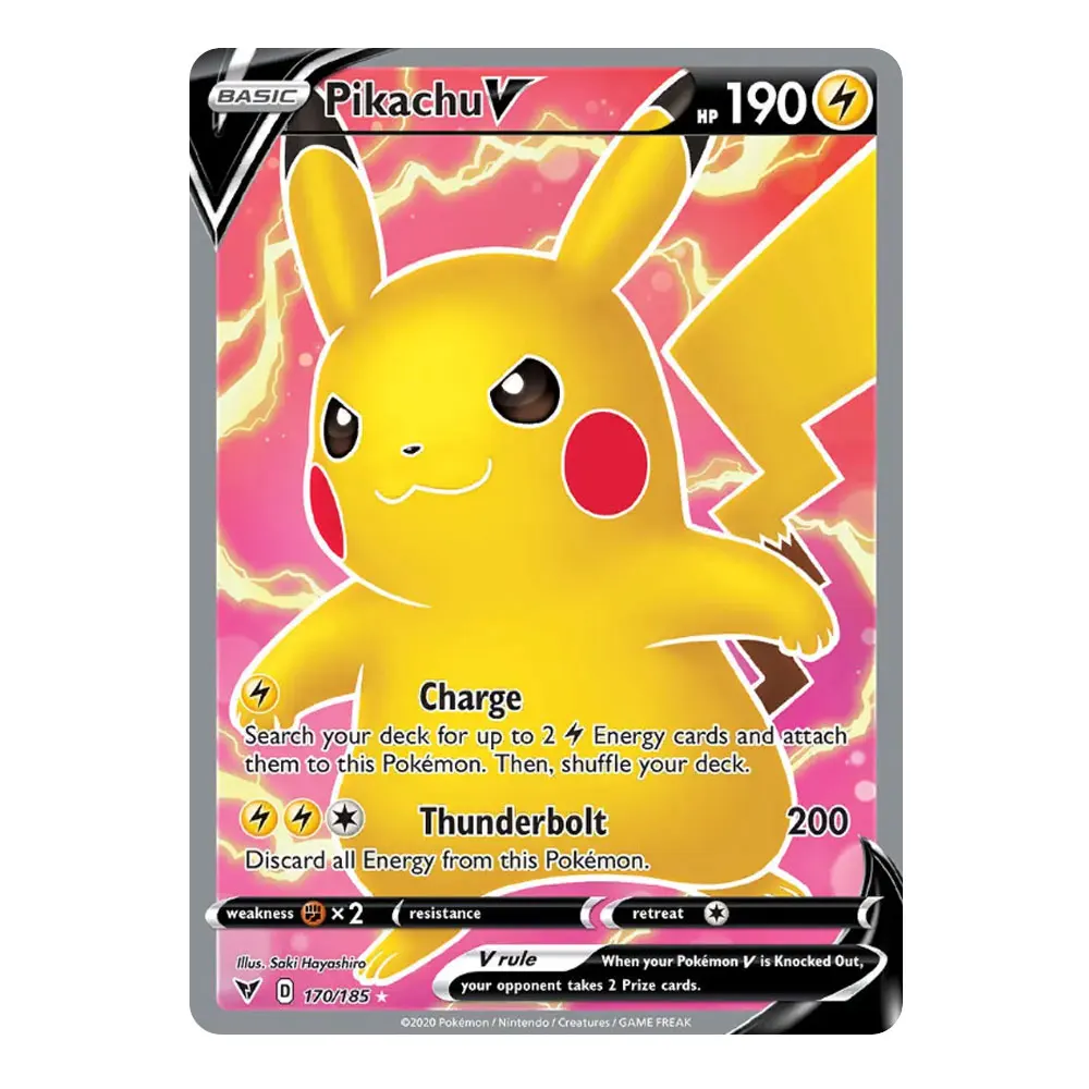 PKM Folie V Karte Holographische Sammlung Spielzeug Geschenke Giratina/Rotom/Pikachu/Tyranitar/Dragonit Weihnachtsgeschenk