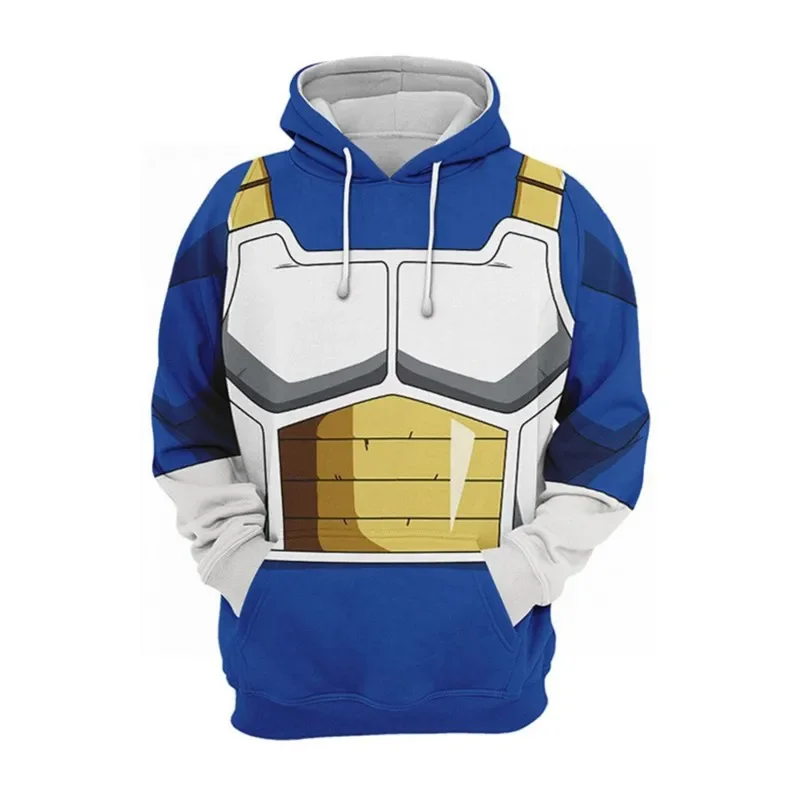 New Dragon and Ball Vegeta Frieza Cos Sweatshirt 3D Printed Casual Hooded Coat Sweatshirt Children's Clothing Best Birthday Gift