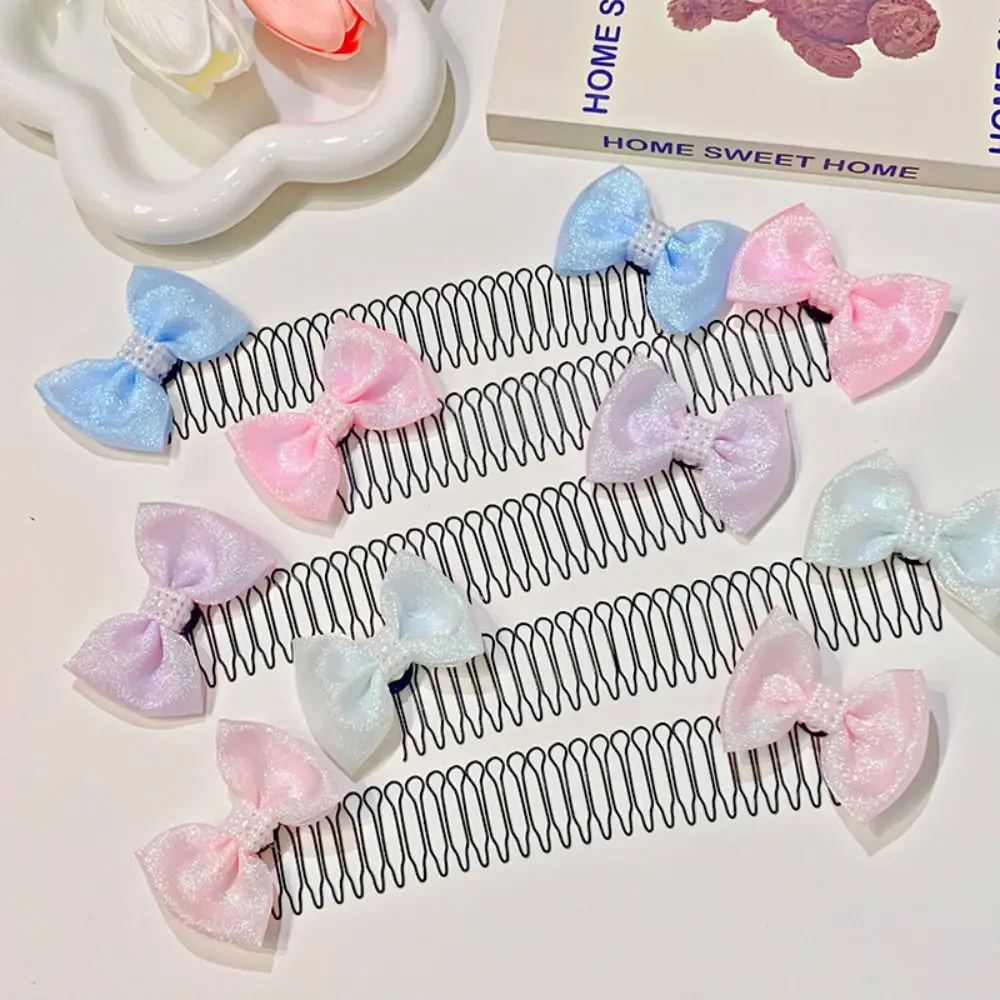 

Sweet Star Invisible Broken Hairpin Bow Heart Not Easy To Fall Off Metal Dancing