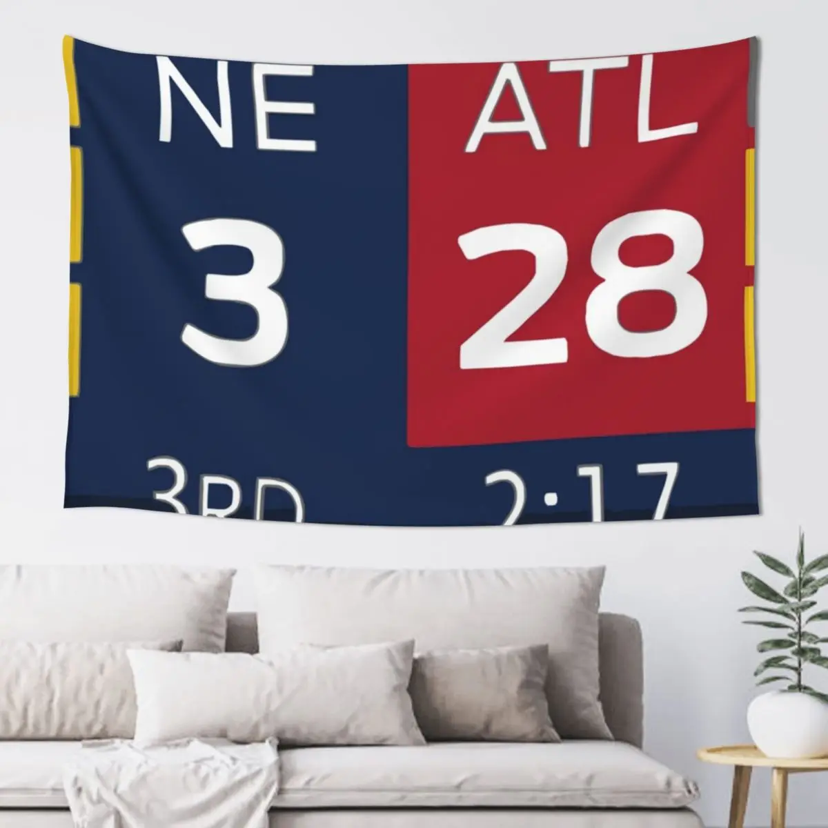 

28-3 Patriots vs Falcons Tapestry Outdoor Decoration Aesthetic Room Decor Decor For Room Tapestry