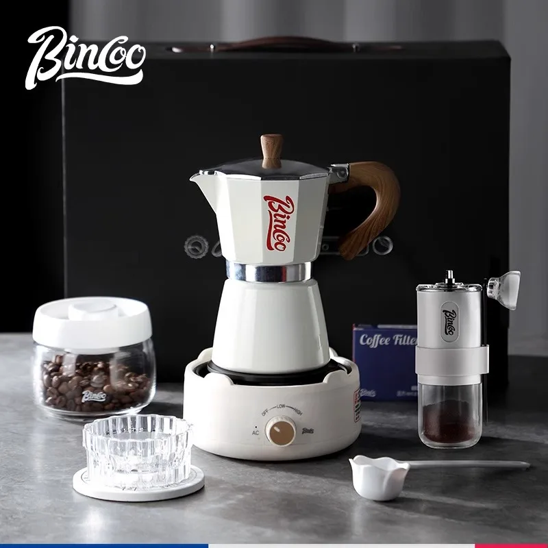 وعاء موكا، صندوق هدايا محمول، مجموعة إبريق قهوة، قهوة اسبريسو مخمرة، كومة يدوية منزلية #2