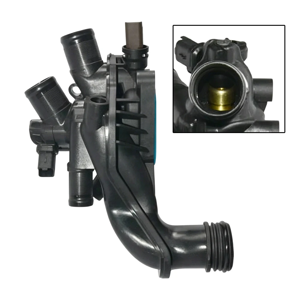 Plastic Electronic Thermostat Housing 9808646980 for For 308 Mk1 Hatch SW CC 2007-2016 3008 Mk1 SUV 2009-2016 For C4 Mk1