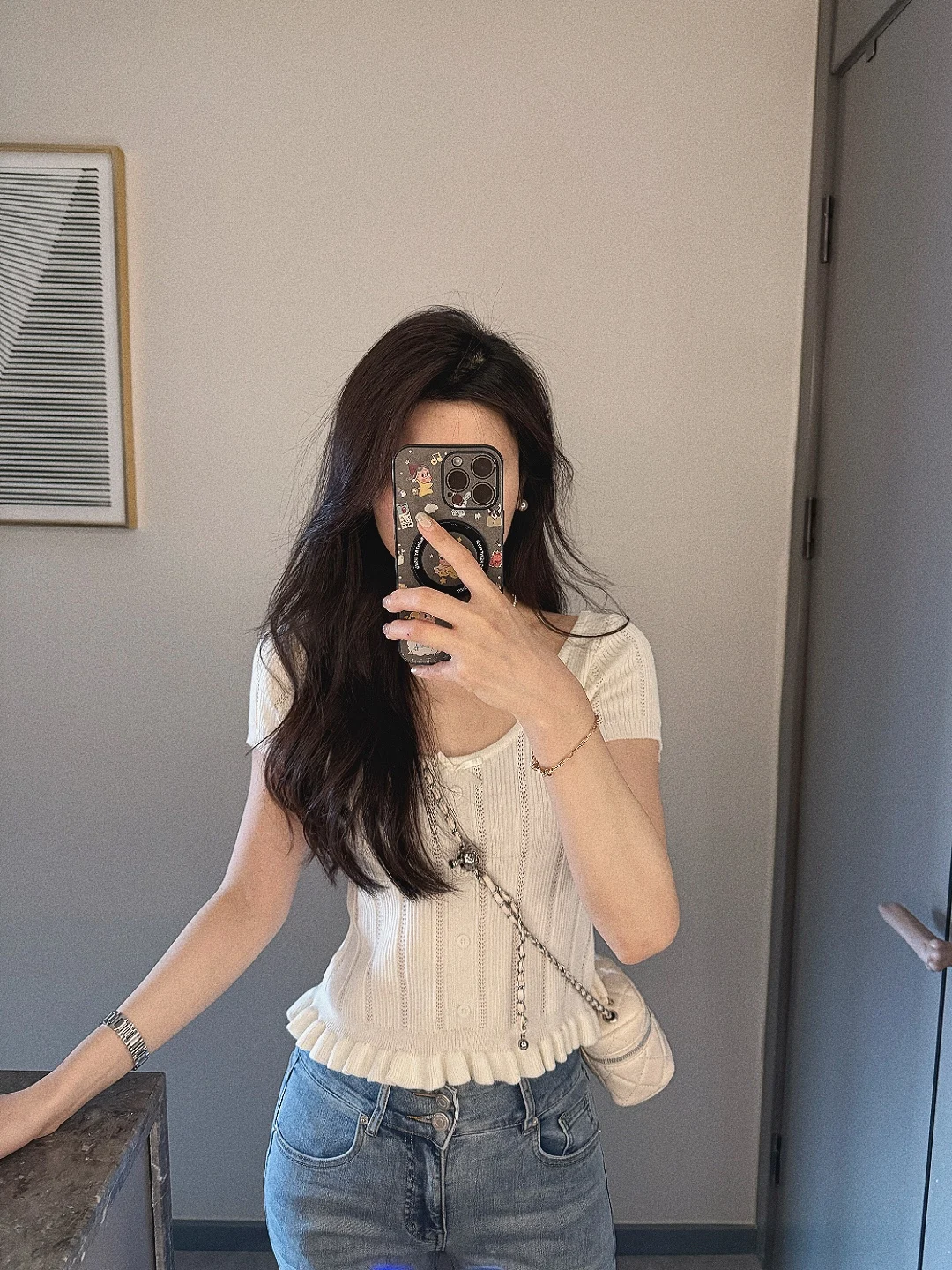 

Женская футболка в корейском стиле, приталенная, с коротким рукавом, U-образным вырезом, из мягкой дышащей шерстяной смеси, укороченная, цветная