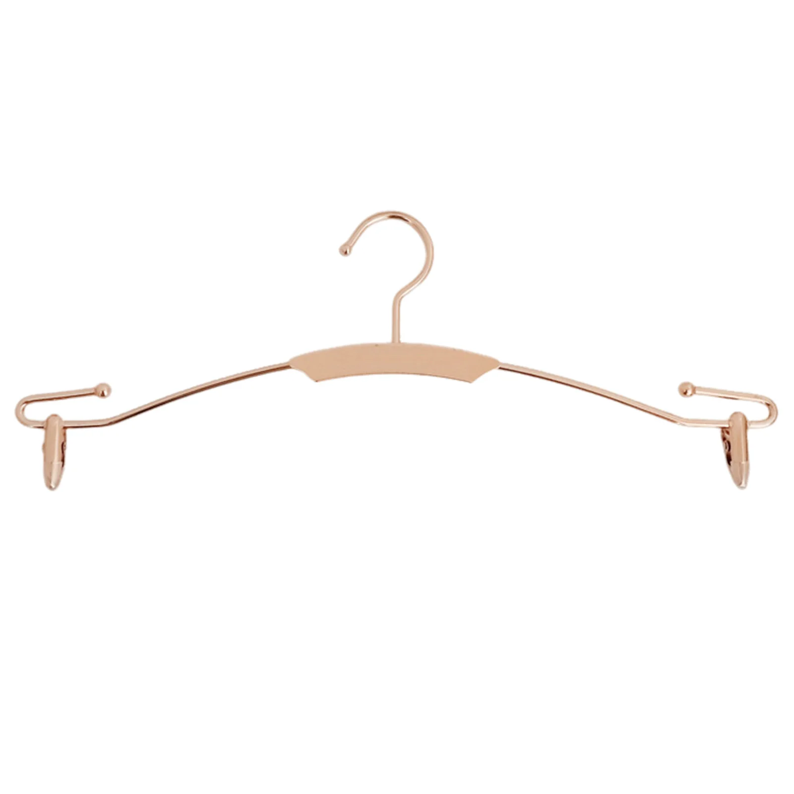 Perchas de ropa de armario con Clips, Colgador de gancho de Metal duro grueso para tienda, pantalones, faldas, ropa de bebé