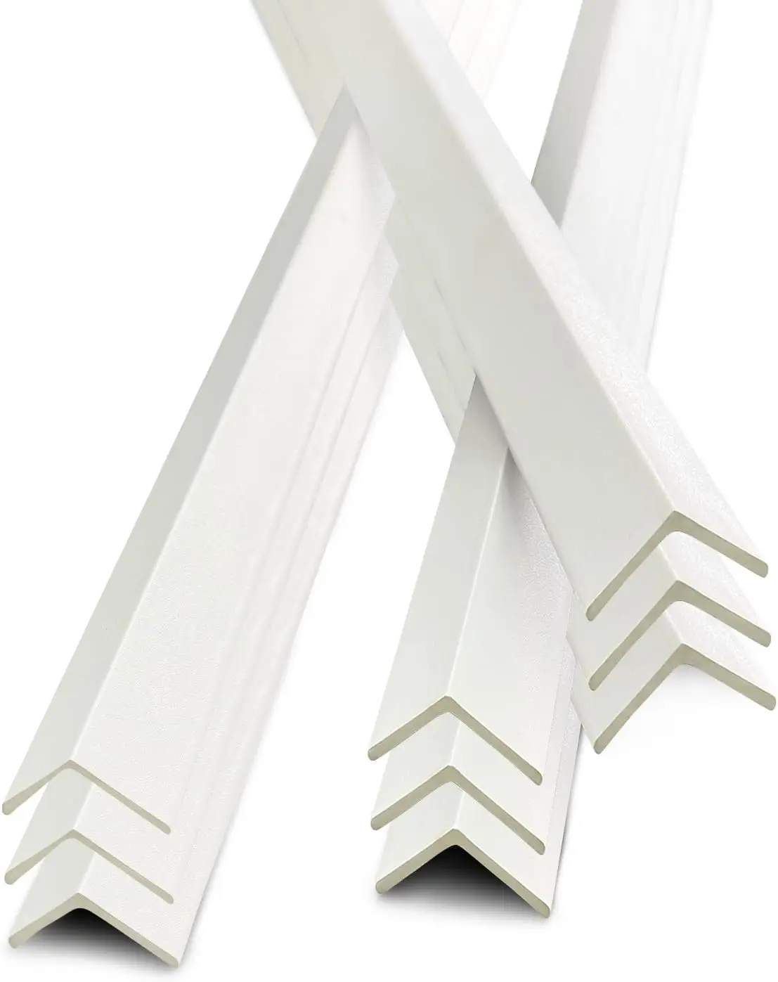 

Набор из 9 угловых защитных накладок для стен, 48 дюймов, с предварительно вырезанным деревянным узором, для дверных и оконных рам, белый