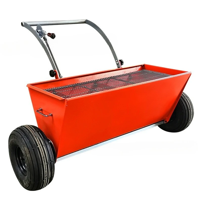 

Electric emery spreader Hand-pushed automatic ash spreader Floor construction Small electric spreader driving