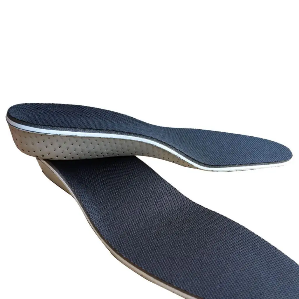 

Height Increase Insoles Inserts, Shoes Taller Elevator Pad Adults , Black, M